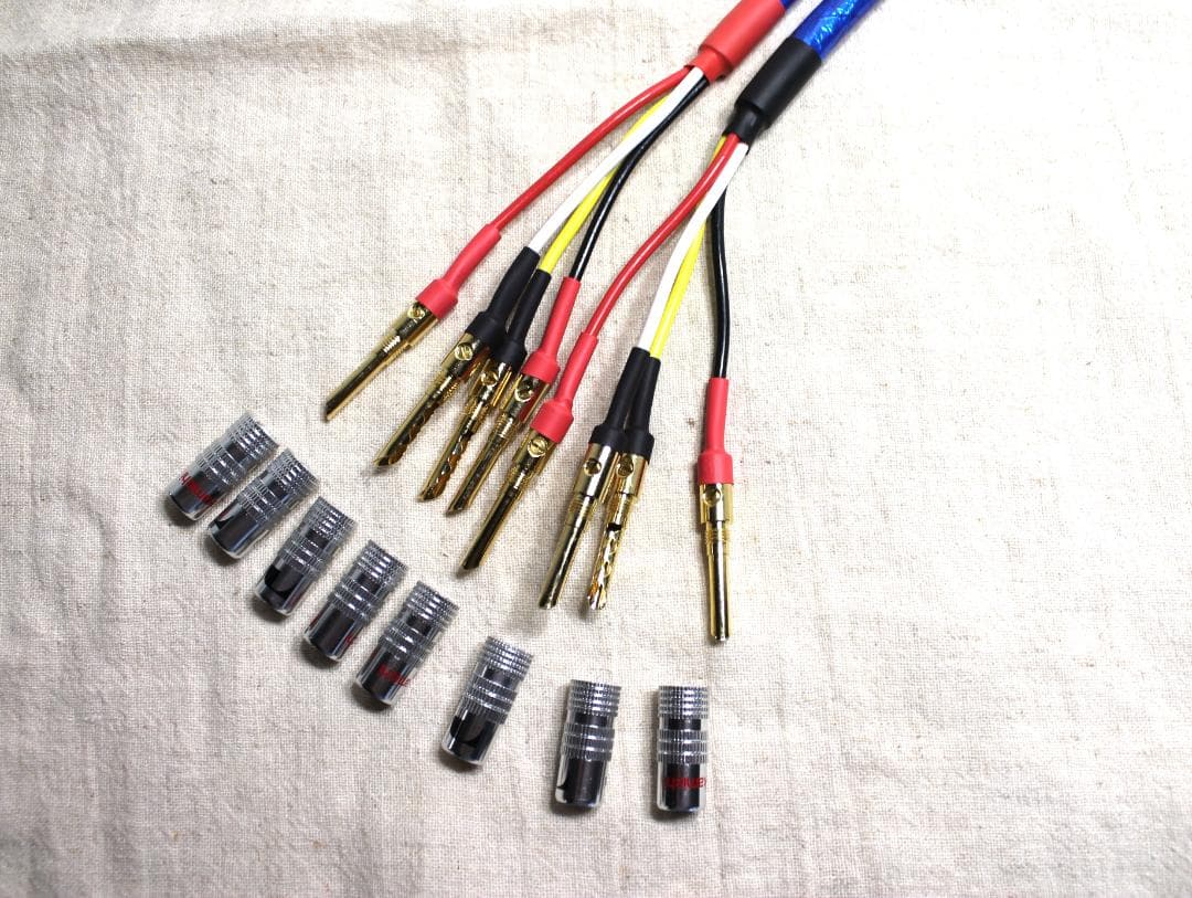 5500αゾノトーンZONOTONEスピーカーケーブル　63cm 2本