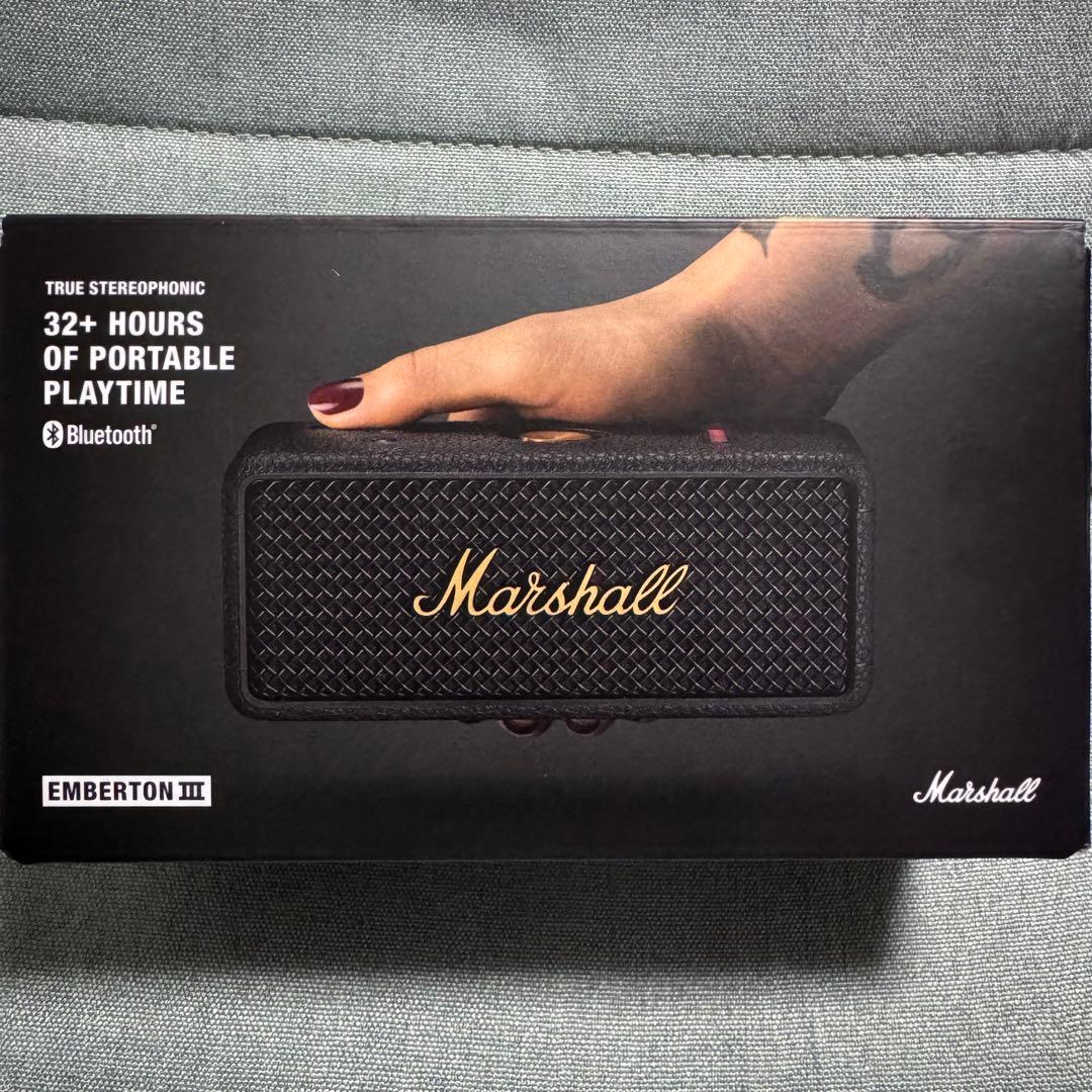 Marshall Emberton III ブラック&ブラス