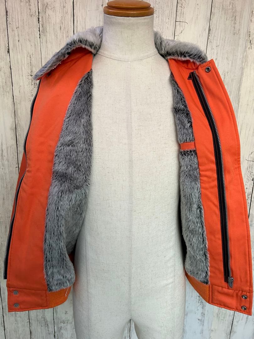 寅壱　パイロットジャンパー　ドカジャン　27番色　オレンジ　M スーパー制電