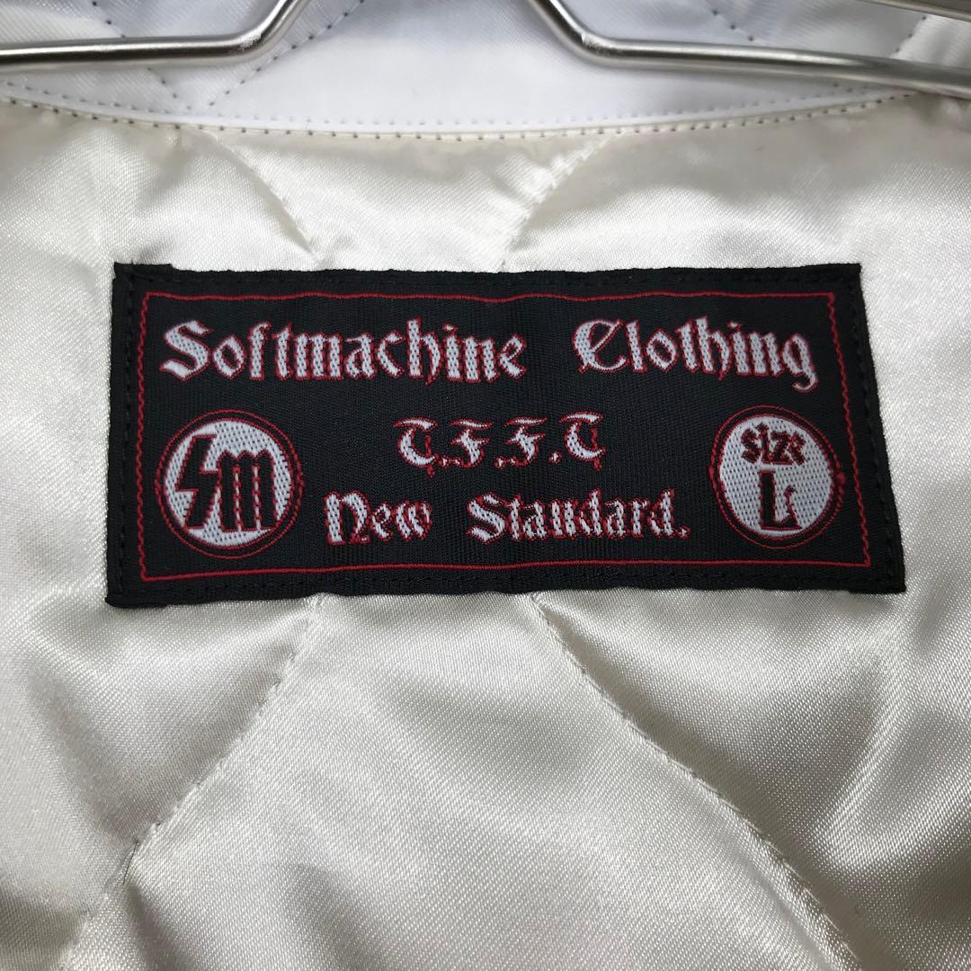 ソフトマシーン　シャツジャケット　L　ブラック　ウール