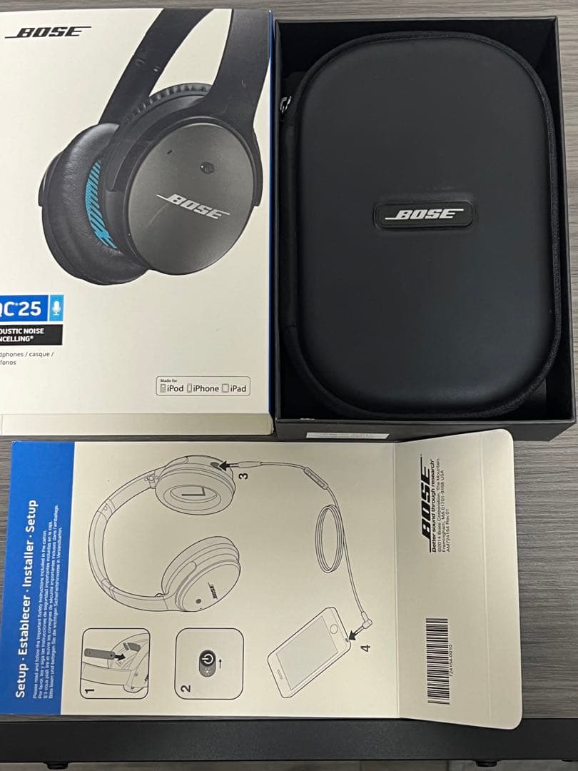 【期間限定値下】BOSE QC25 ノイズキャンセル ヘッドホン