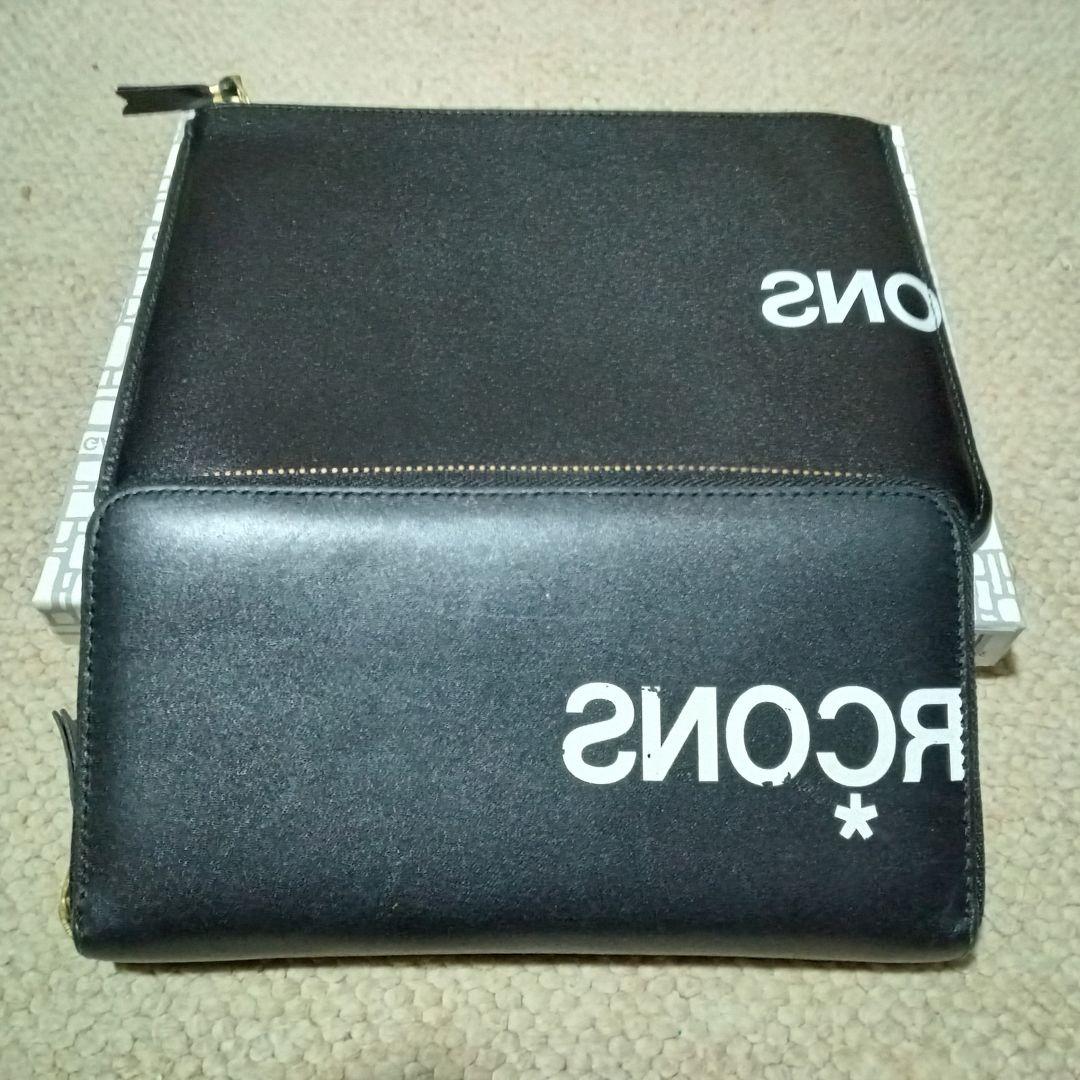 COMME des GARCONS HUGE LOGO レザー 長財布