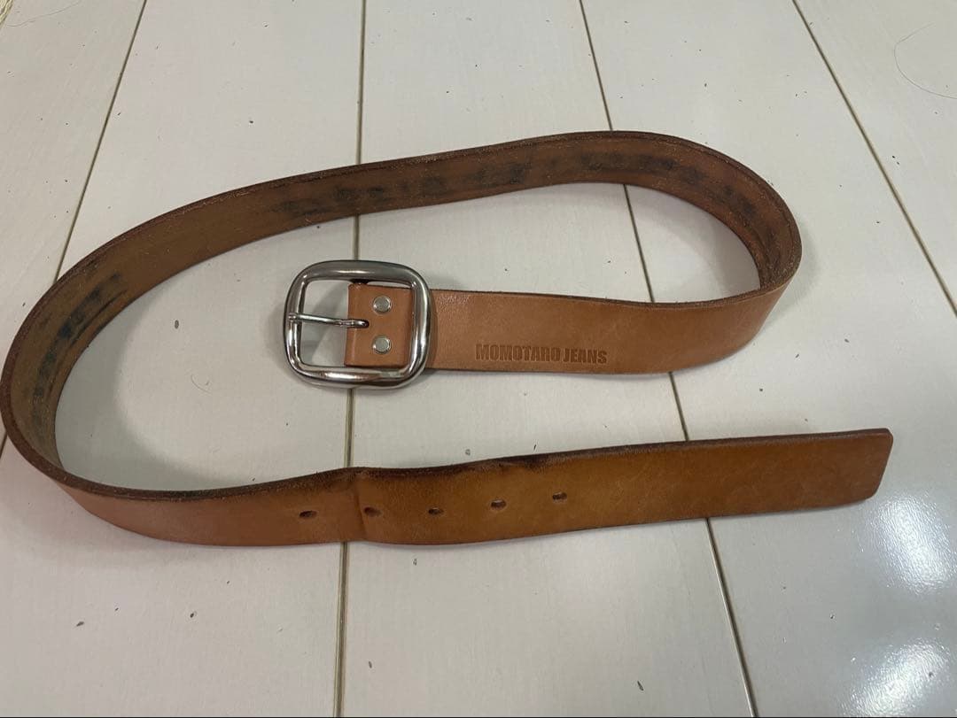 MONOTARO JEANS　桃太郎ジーンズ　レザーベルト