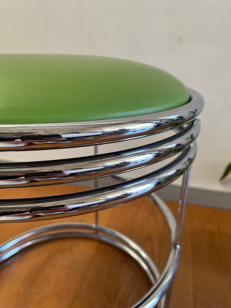 ヴィンテージ　スツール　① ミッドセンチュリー　アールデコ　スペースエイジ