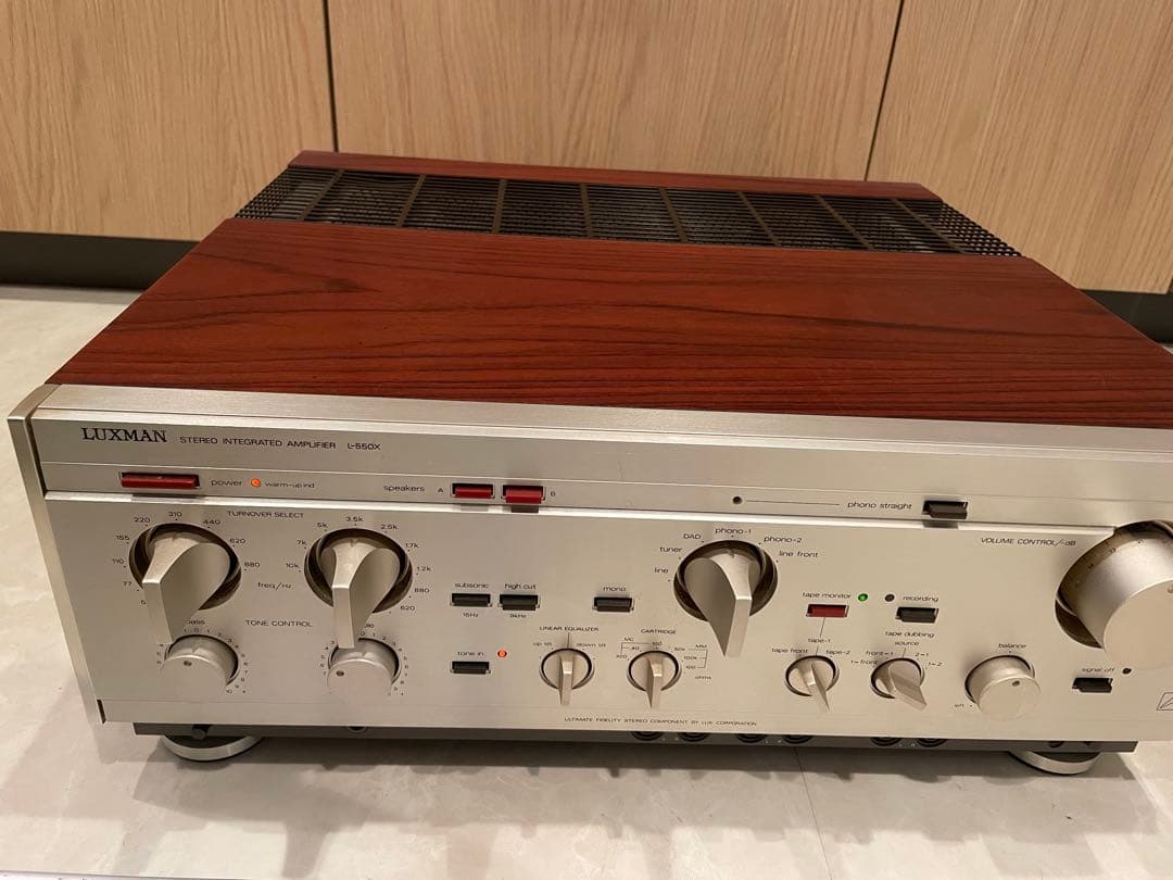 LUXMAN L-550X A級ステレオプリメインアンプ