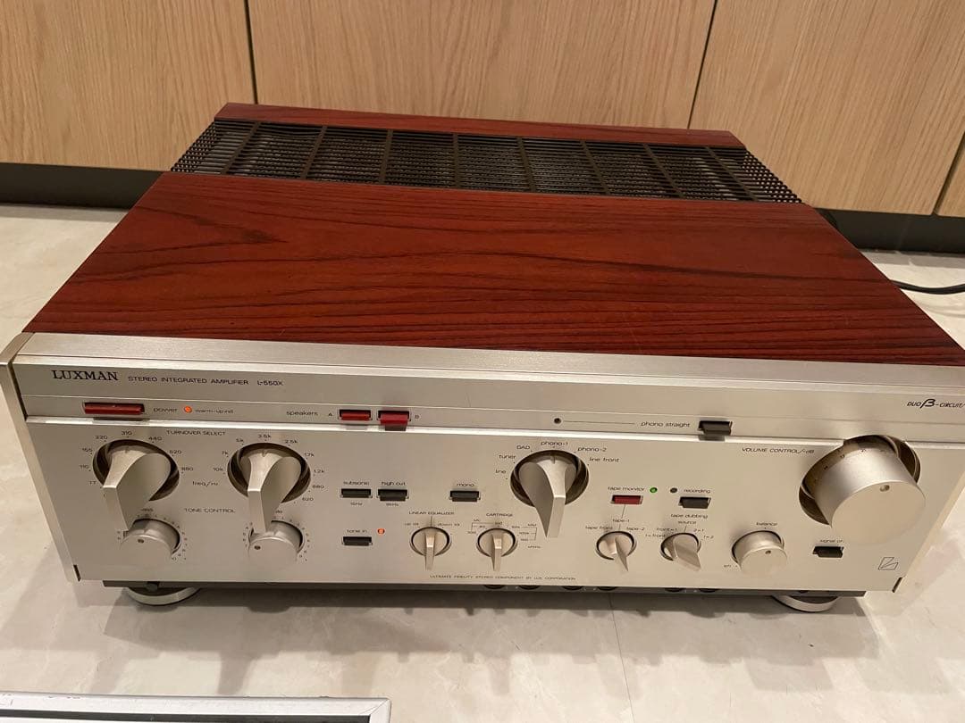 LUXMAN L-550X A級ステレオプリメインアンプ