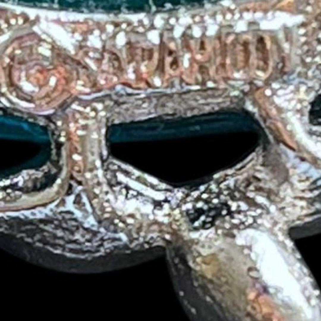 サラコベントリー☆Holiday Ice☆ビッググリーンウランガラスブローチ