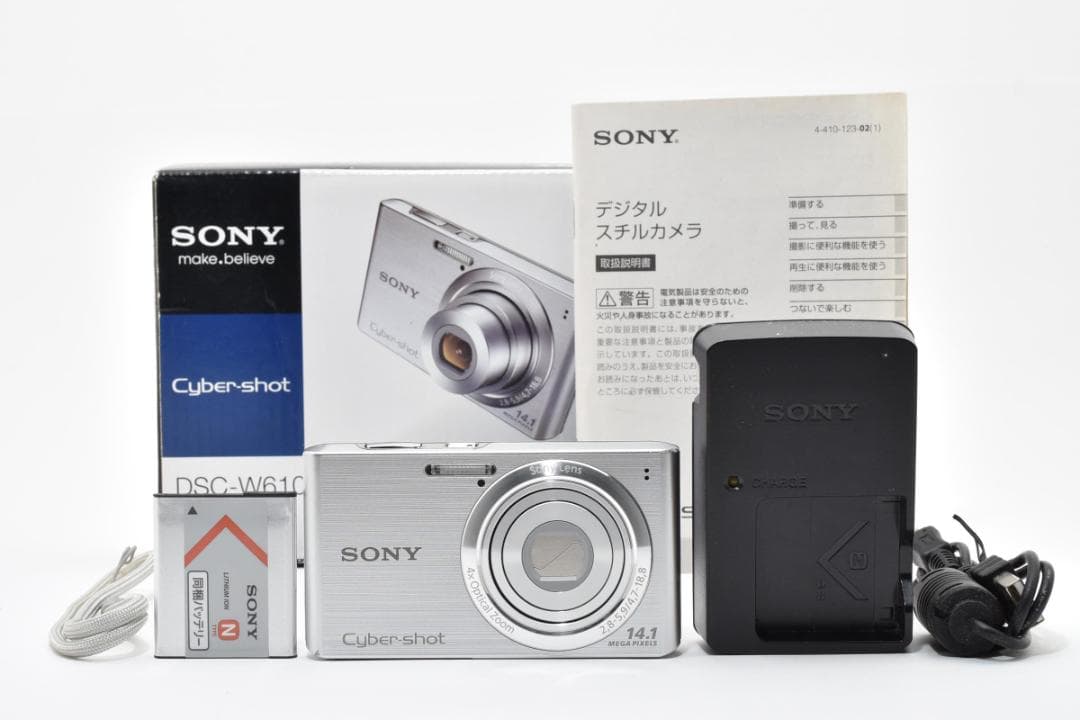 【美品】SONY Cyber-shot DSC-W610 シルバー　動作確認済