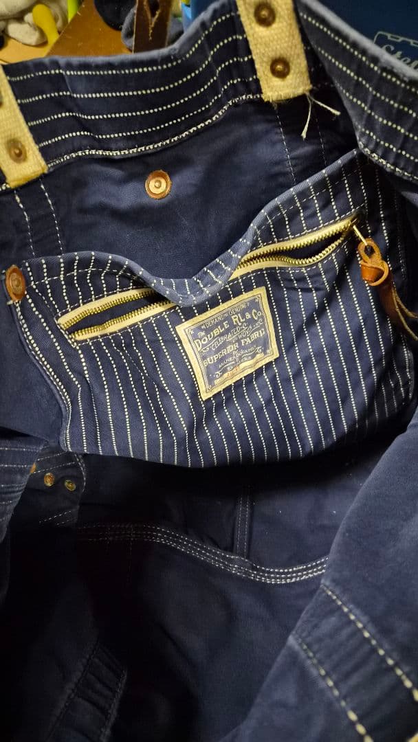 RRL ダブルアールエル ウォバッシュ トートバッグ　ヴィンテージ ワバッシュ