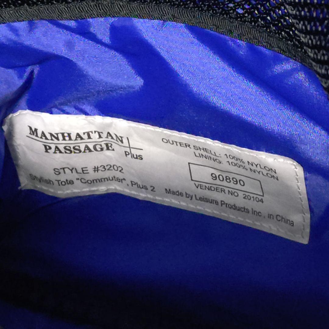 美品 マンハッタンパッセージ　スタイリッシュトート コミュータ plus2