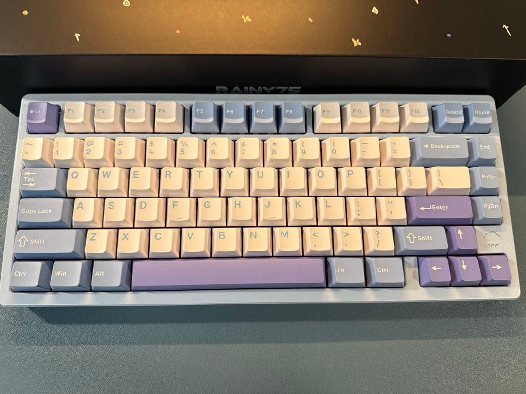 キーボード Rainy75 pro Blue