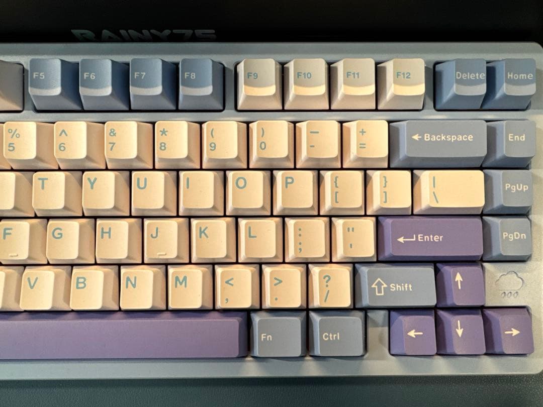 キーボード Rainy75 pro Blue