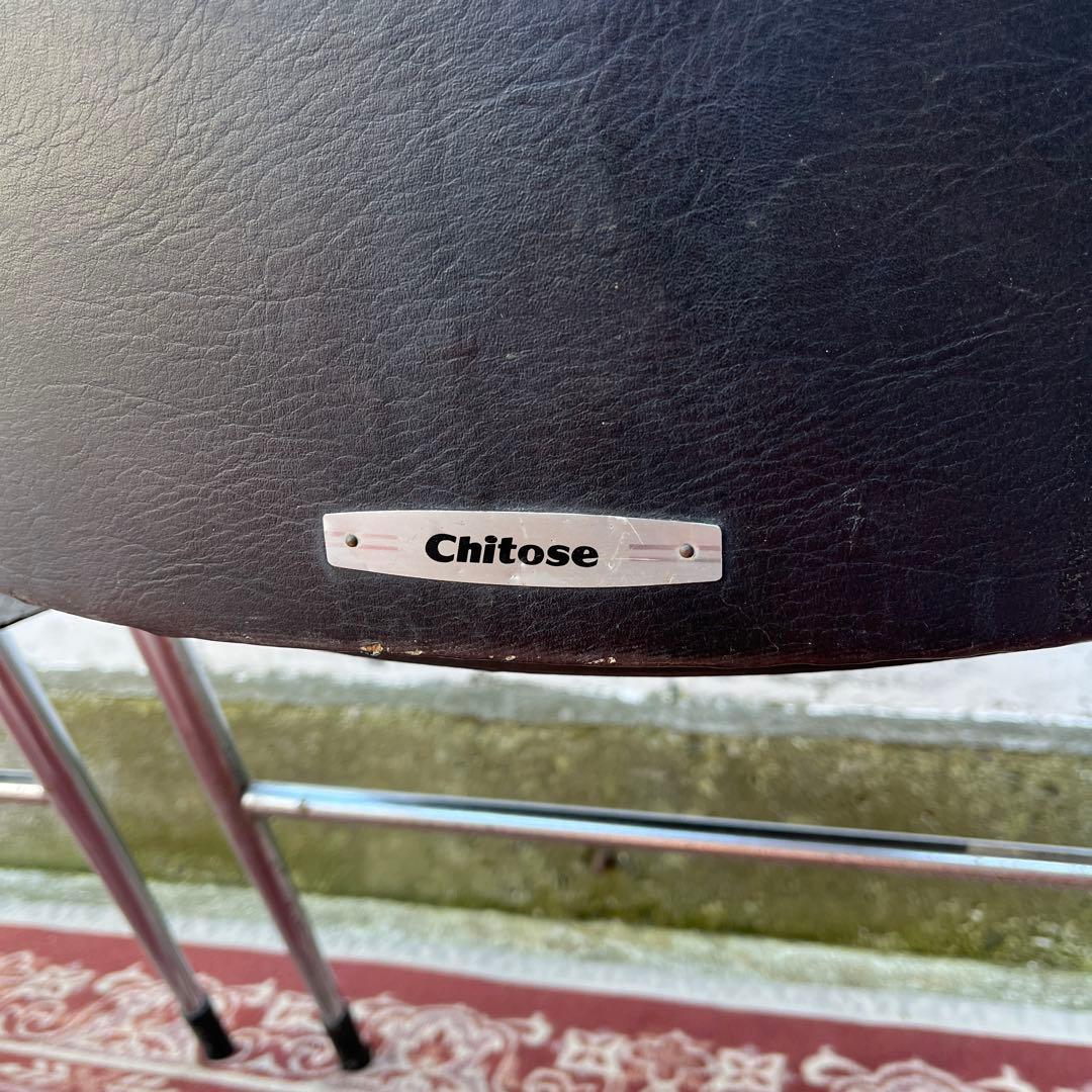 古家具 2点セット◾️チトセ 折り畳み椅子/ フォールディングチェア