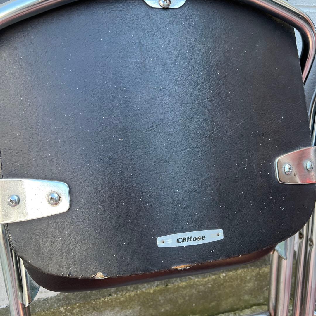 古家具 2点セット◾️チトセ 折り畳み椅子/ フォールディングチェア