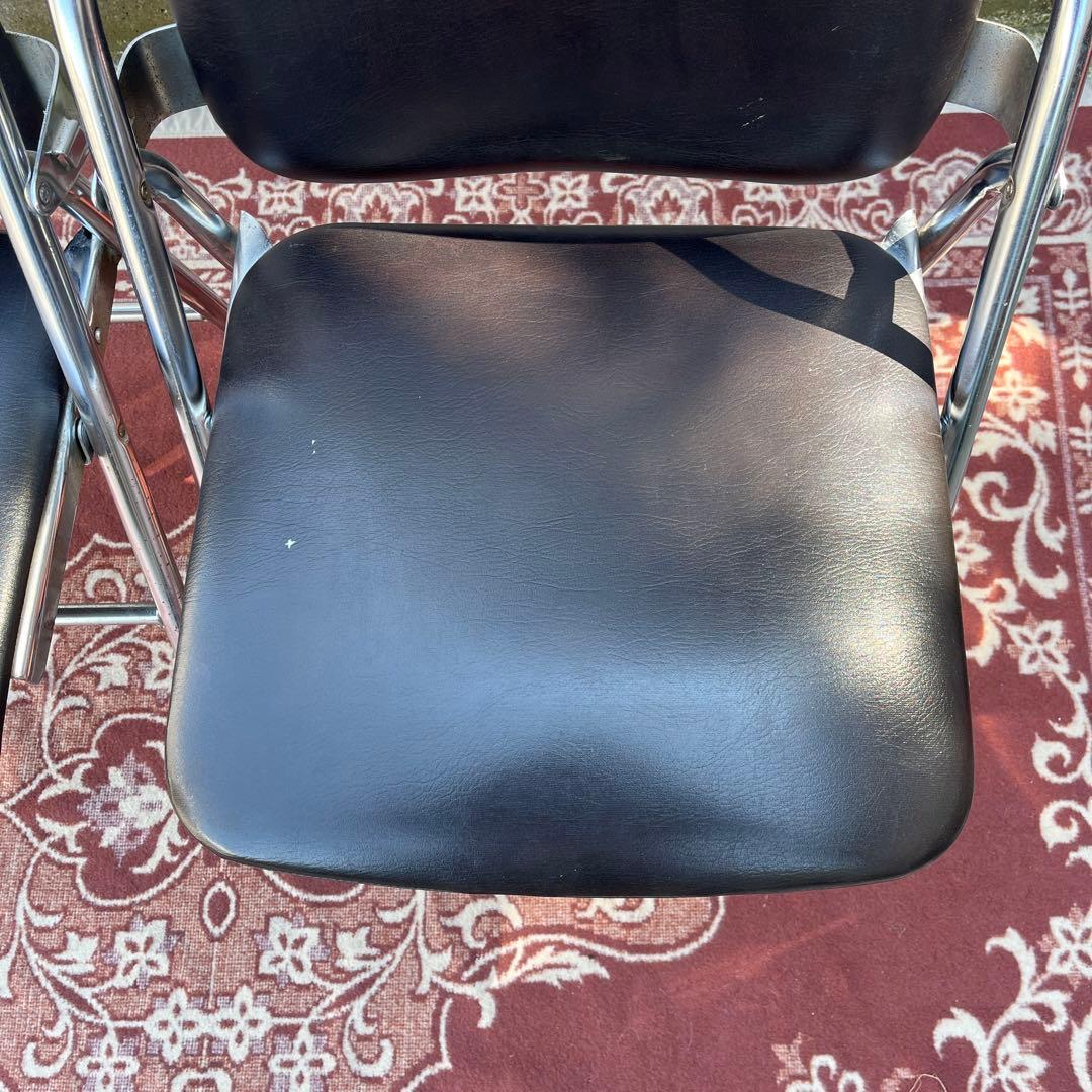 古家具 2点セット◾️チトセ 折り畳み椅子/ フォールディングチェア