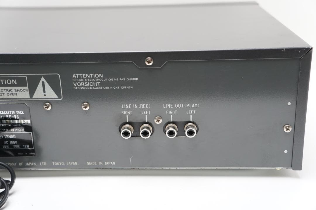 Victor　KD-V6 ステレオカセットデッキ 3ヘッド