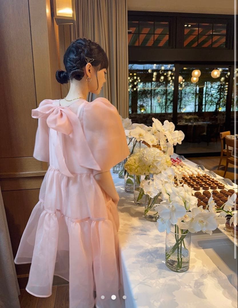 THE TOE Bellevue Dress ピンク