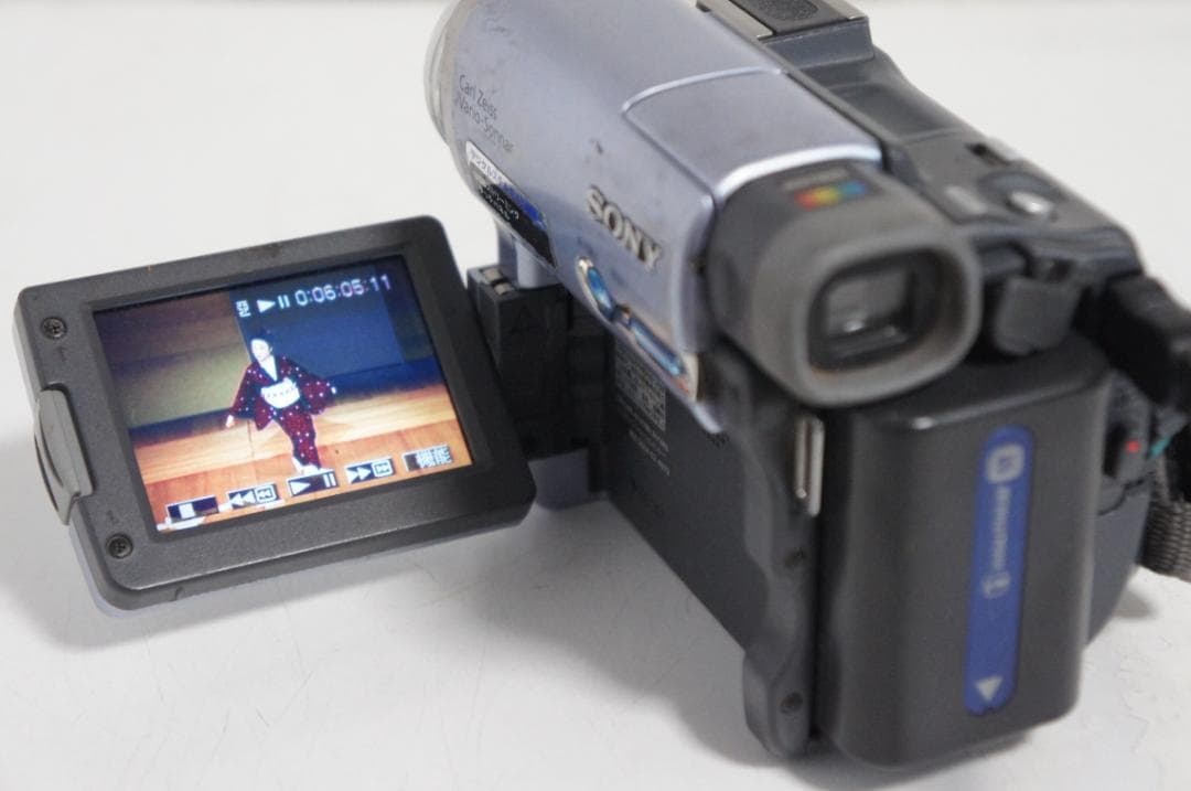 再生OK DCR TRV22 SONYダビング MiniDVビデオカメラ　419