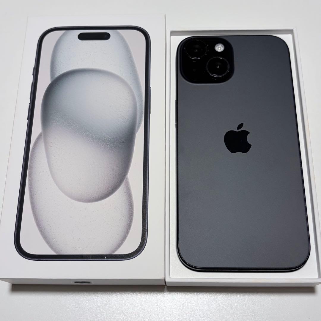 Apple iPhone15 ブラック 256GB simフリー