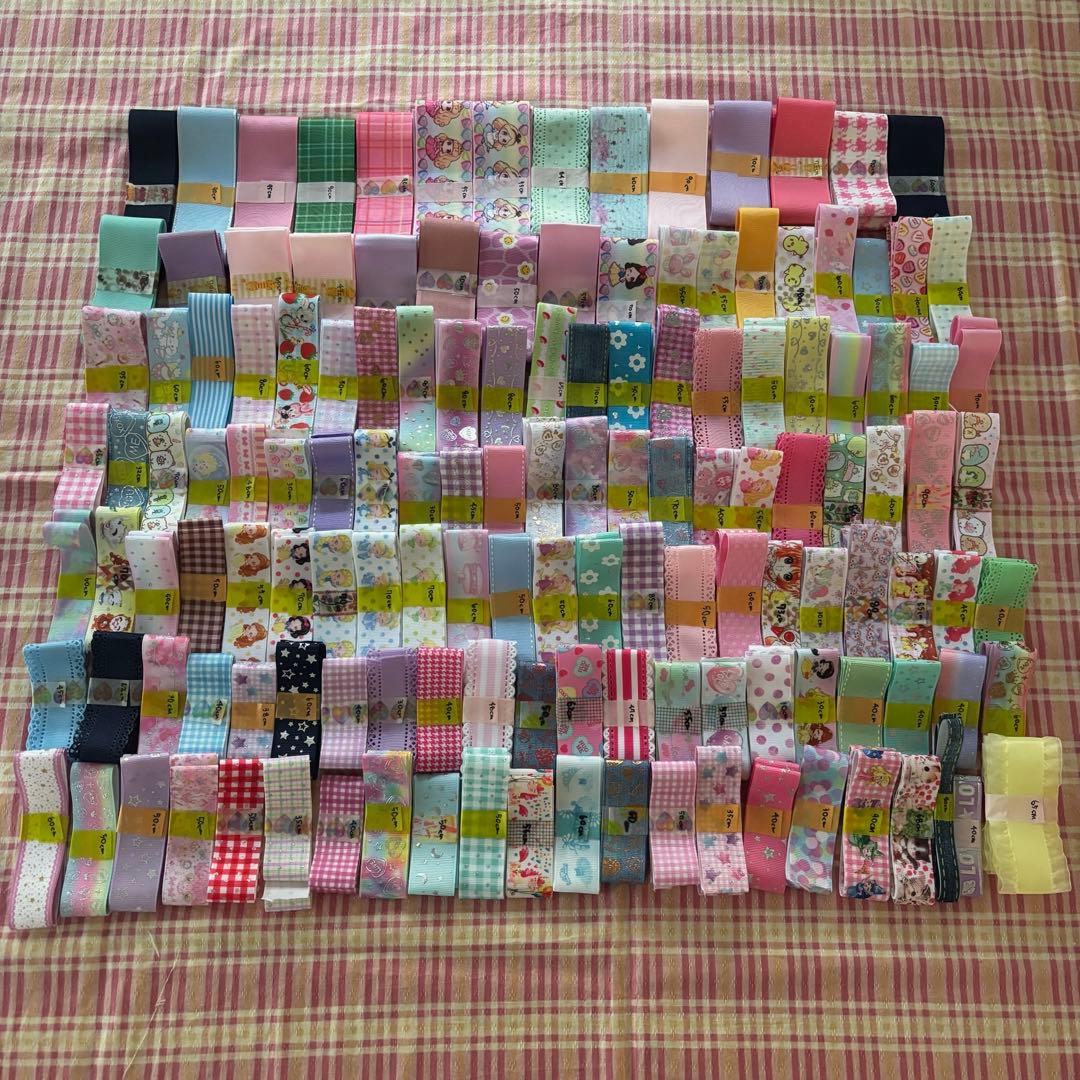 1/23まで グログランリボン 資材 大量 まとめ売り 福袋 ハンドメイド