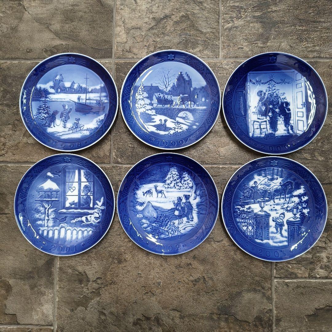   イヤープレート、クリスマスプレート年代別21枚