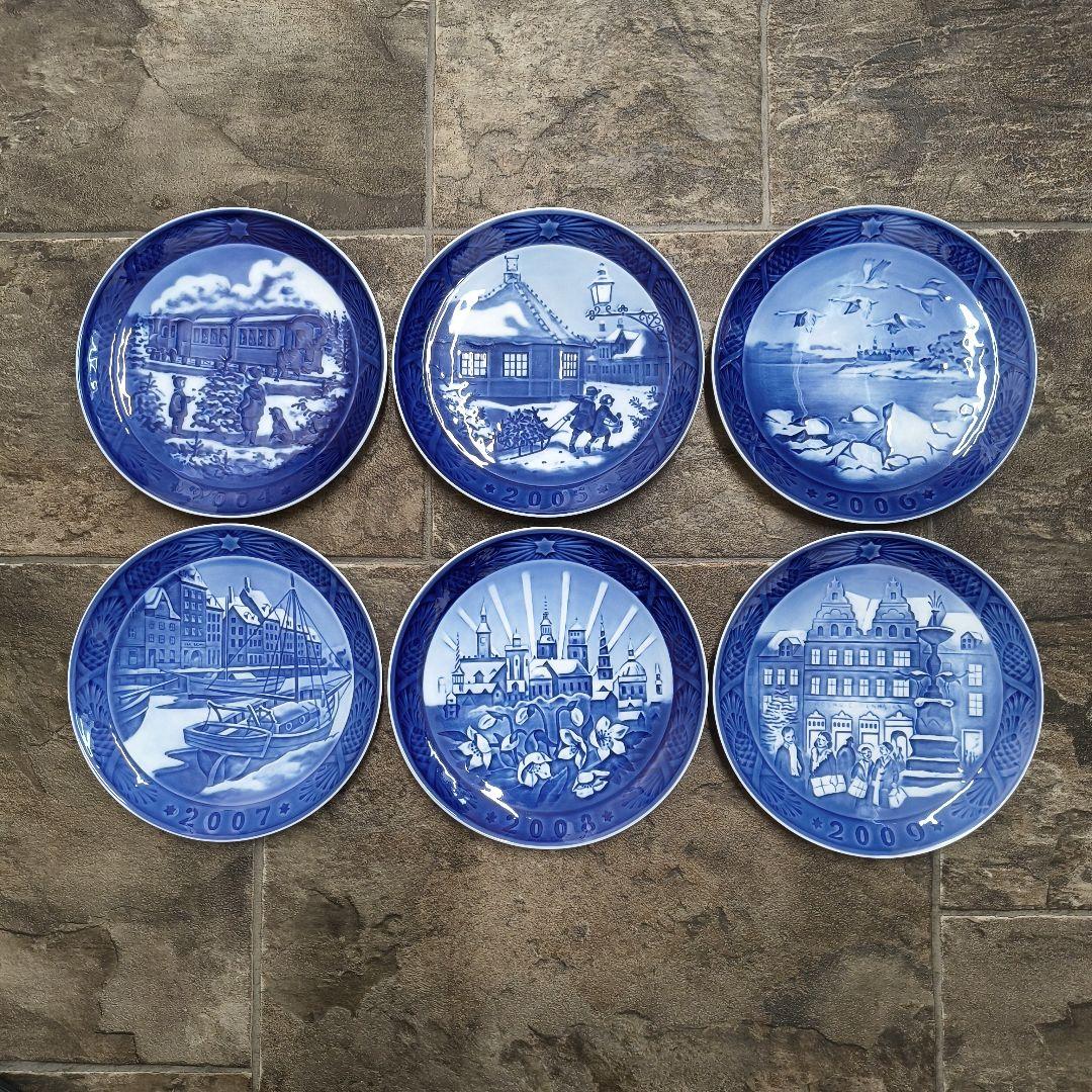   イヤープレート、クリスマスプレート年代別21枚