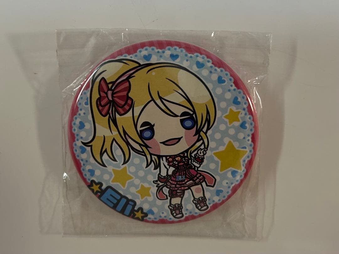 ラブライブ　絢瀬絵里　缶バッジ