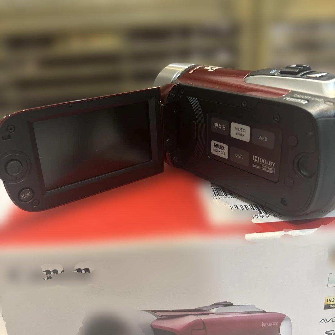【Canon iVIS HF R10】付属品全て有り、持ち運びポーチ、三脚付き