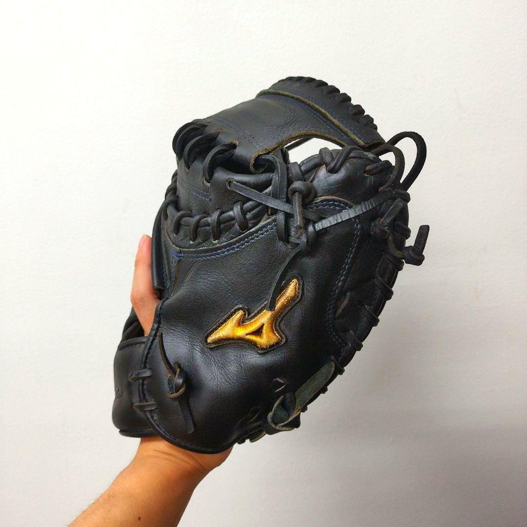 669 ミズノプロ 炭谷モデル 型抜群 即戦力 美品 硬式 キャッチャーミット