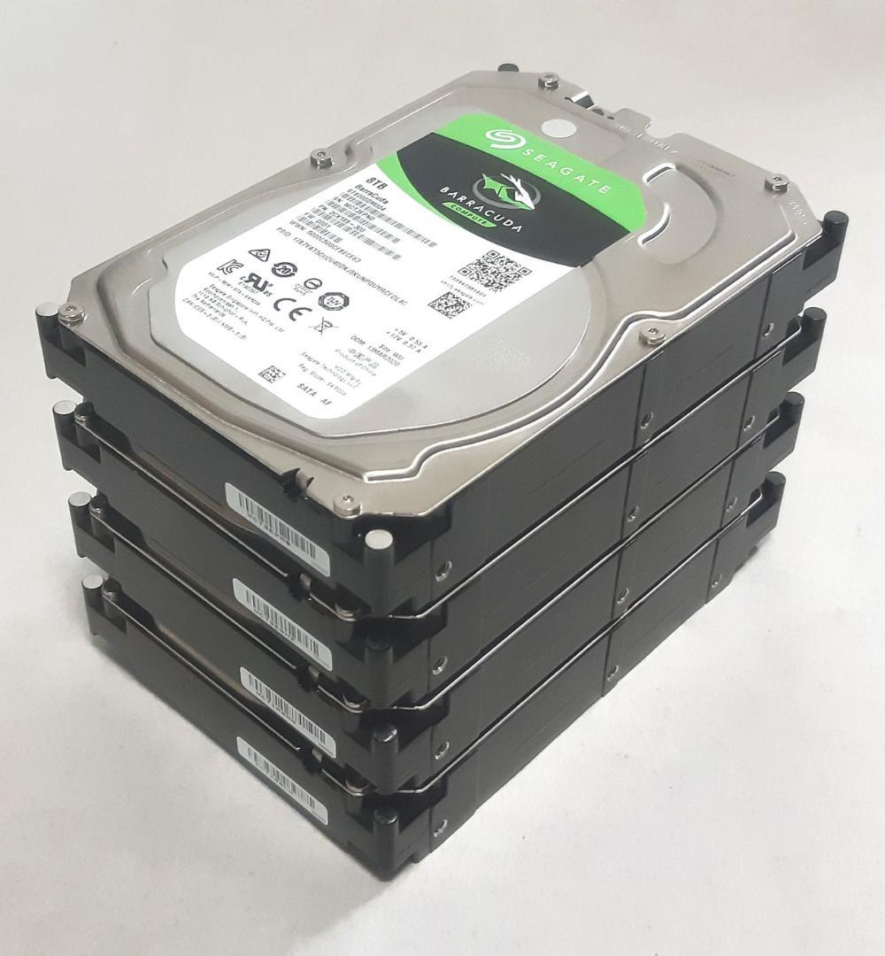 Seagate　ST8000DM004　8TB　3.5インチ　4台セット　中古