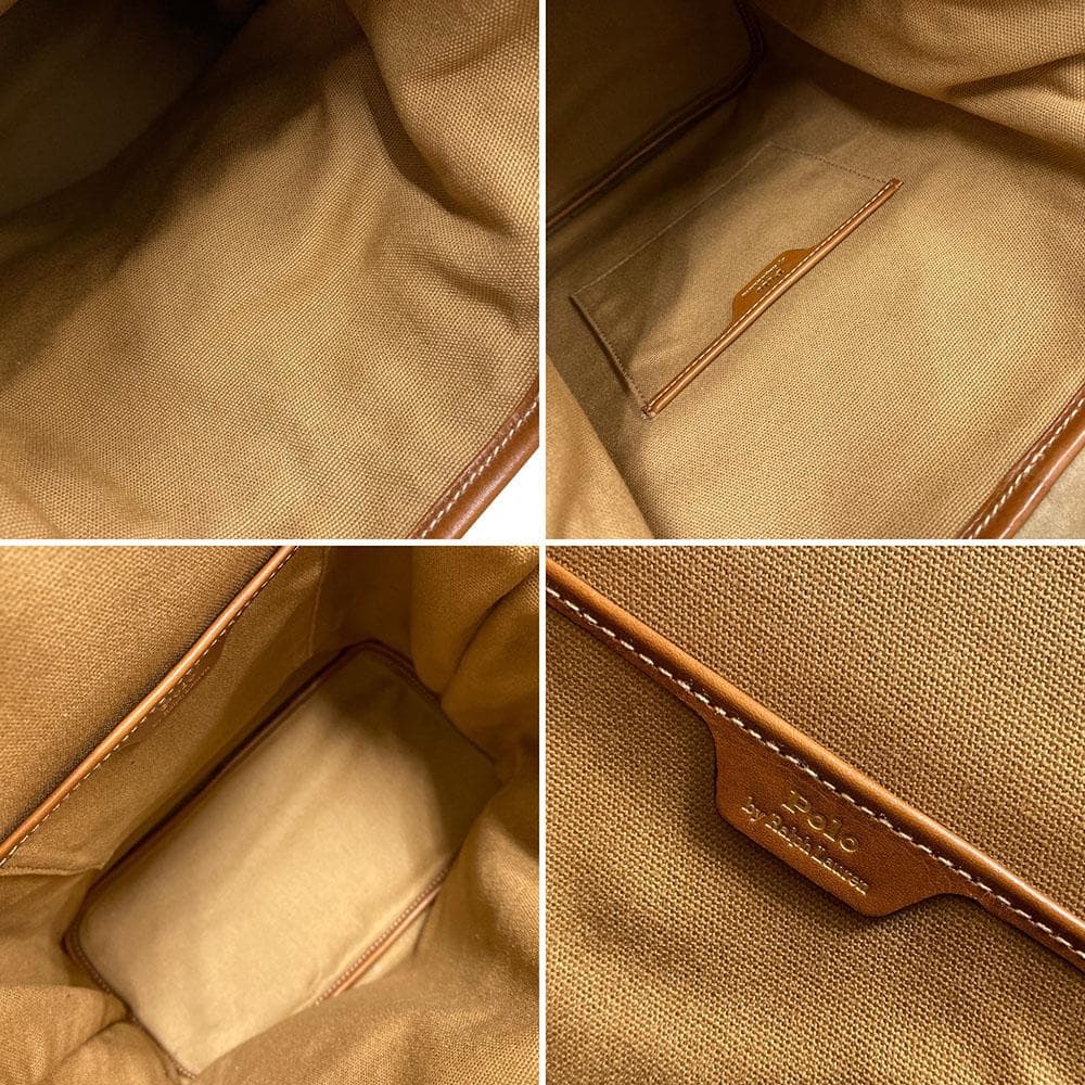 美品 ポロ ラルフローレン スエード Bellport バックパック リュック