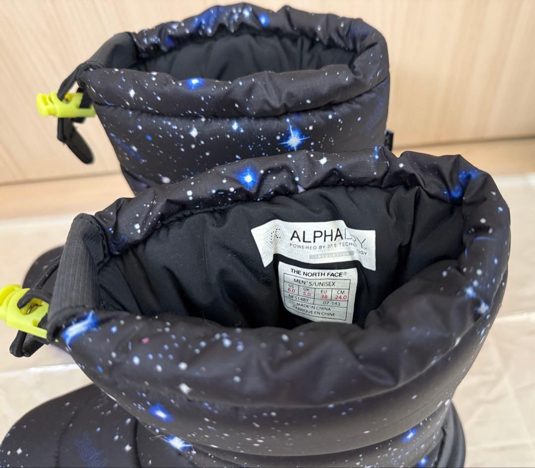 THE NORTH FACE X-girl ヌプシ スノーブーツ 宇宙 24cm