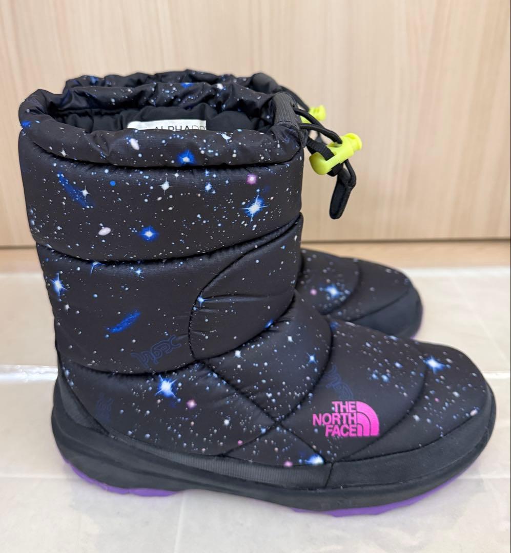 THE NORTH FACE X-girl ヌプシ スノーブーツ 宇宙 24cm