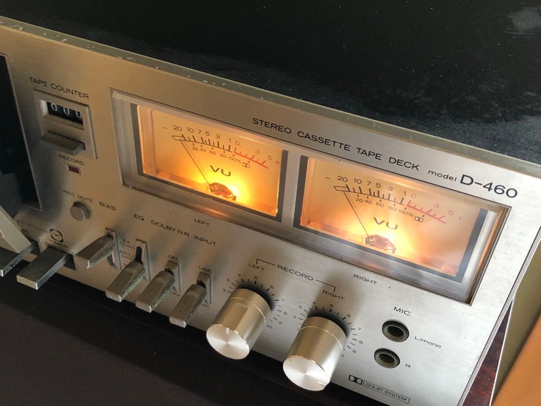 【HITACHI】Lo-D ステレオアンプHA-380・カセットデッキD-460