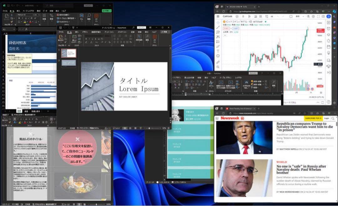究極！Office 2024 iMac 21.5 Windows SSD1TB
