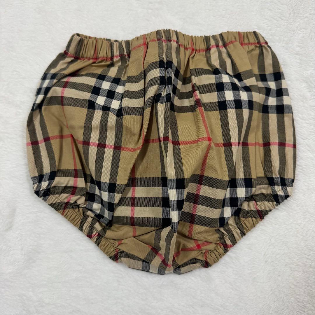 美品未使用　バーバリー　パネルチェックワンピース　ブルマ　セットアップ　80