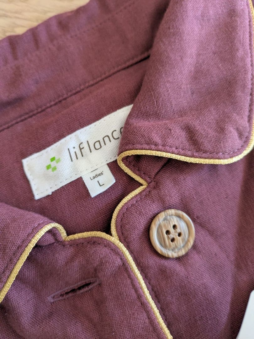 【未使用品】liflance リフランス ガーゼパジャマ Lサイズ レディース