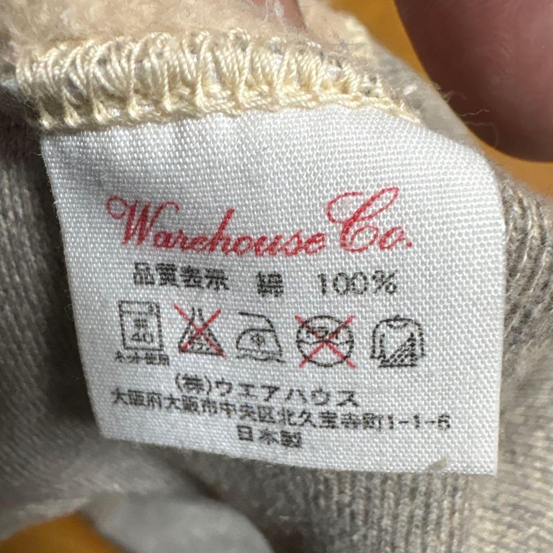 WAREHOUSE（ウエアハウス）スウェット 42 グレー 両v