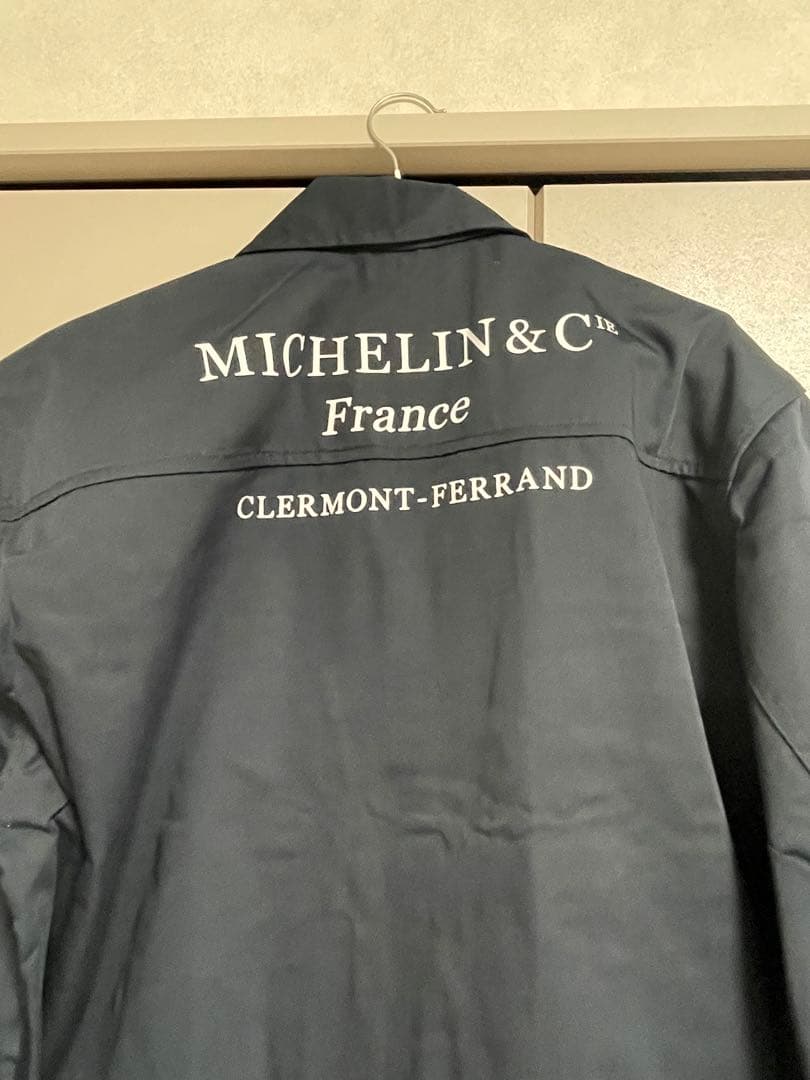 MICHELIN ネイビーオーバーオール　つなぎ　Lサイズ