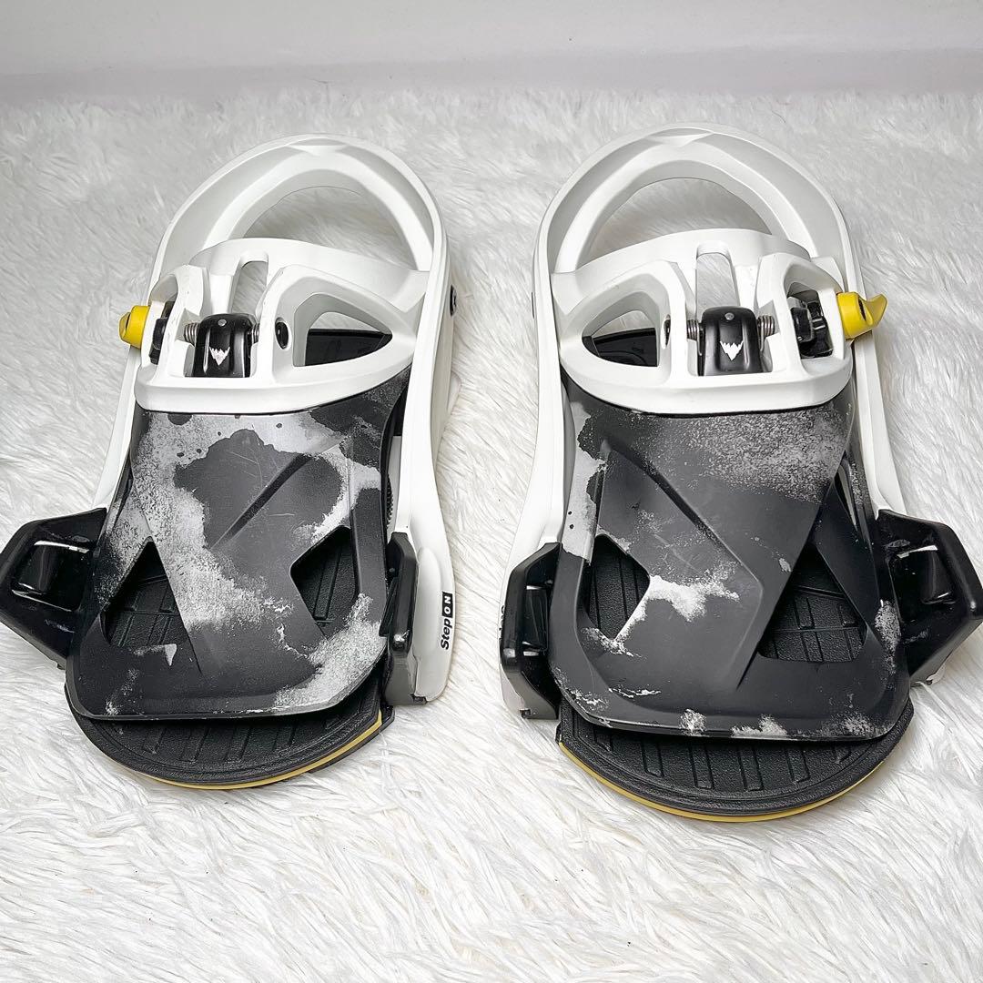 【良品】BURTON Step On ビンディング ホワイト×ブラック　Mサイズ