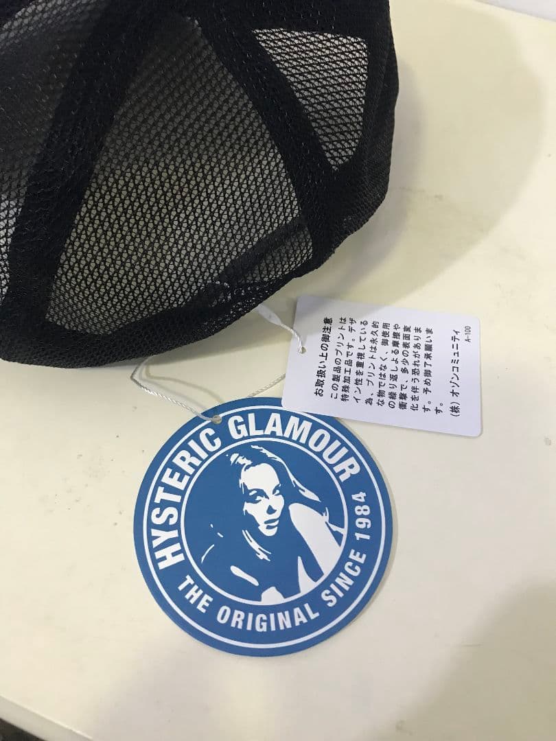 タグ付き ヒステリックグラマー　スタッズメッシュキャップ 新品 #01