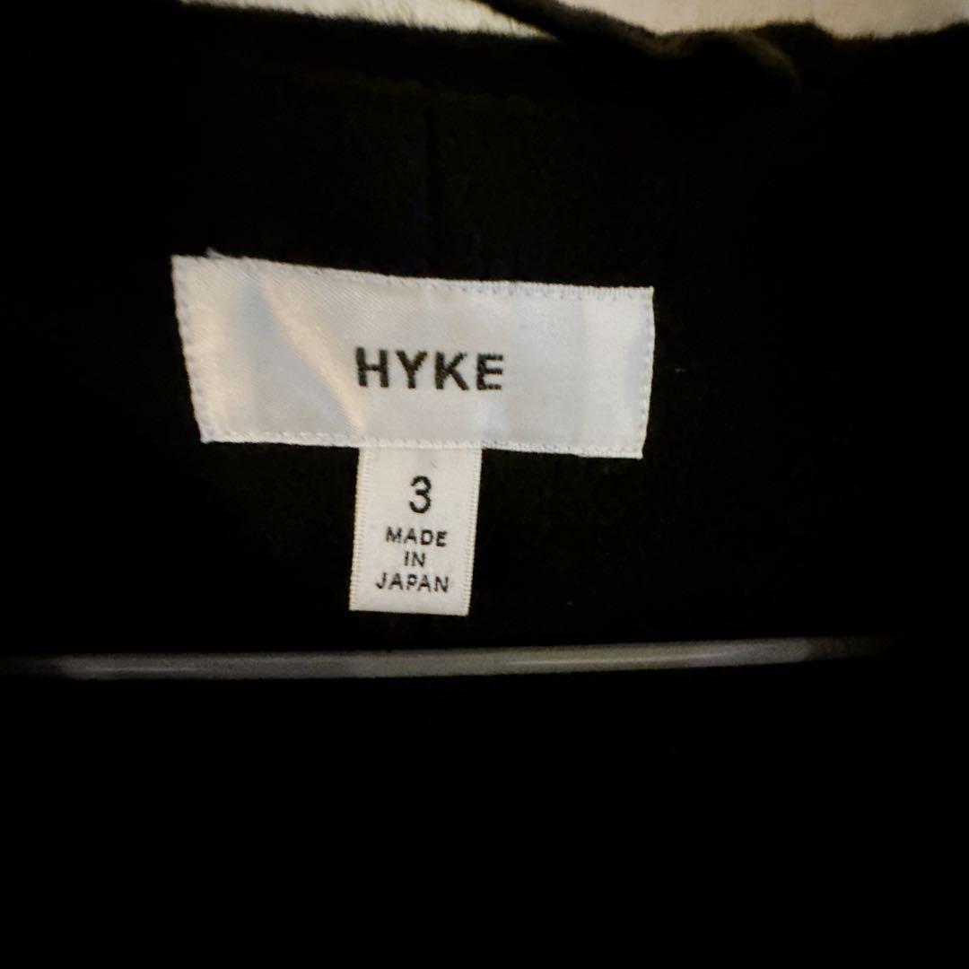 HYKE ダッフルコート　サイズ3 ダークネイビー