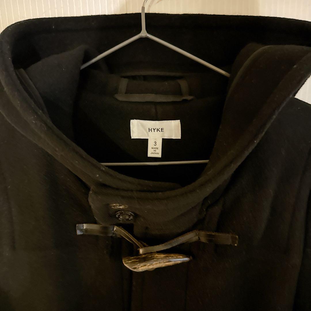 HYKE ダッフルコート　サイズ3 ダークネイビー