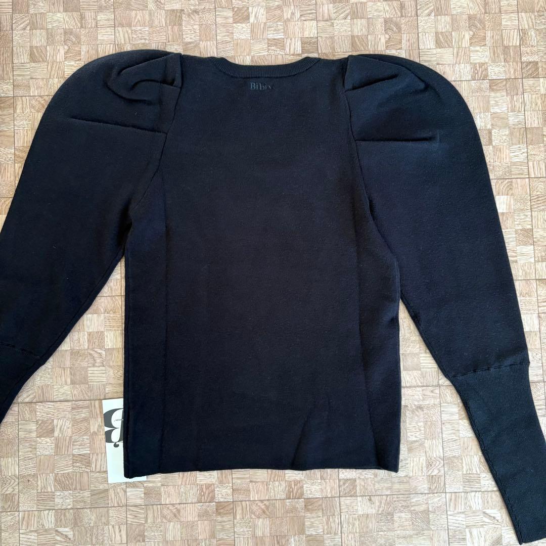 タグ付き新品 bibiy EFFIE PUFF KNIT ニット ブラック