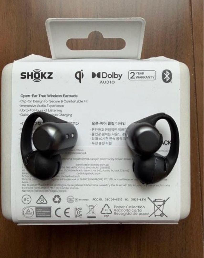 【中古】2025年5月購入SHOKZ OPEN DOTS ONE ※訳あり