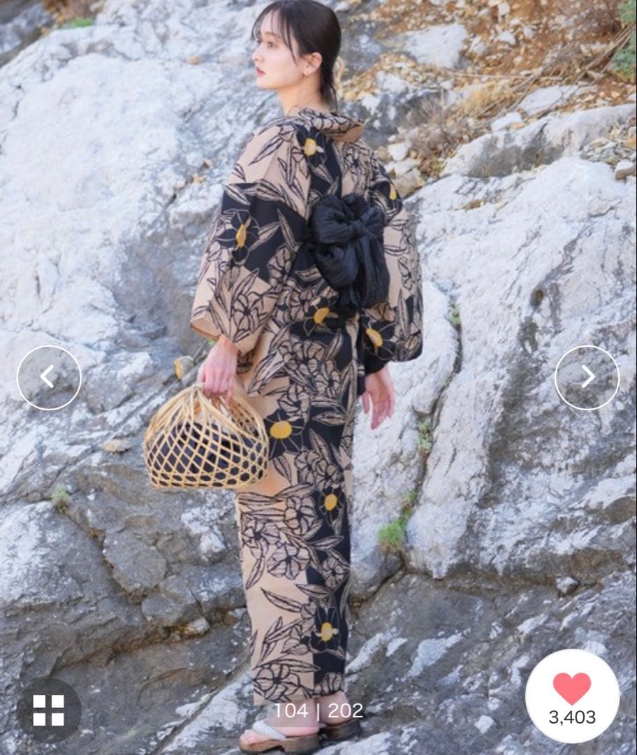 utatane 選べる浴衣3点セット オリジナルデザイン 国内染色