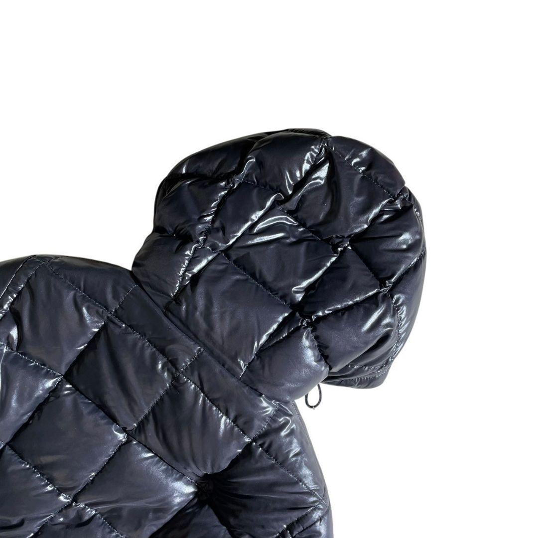 肉厚◎美品✨デュベティカ シャイニング ダウンジャケット コート 袖ニット 黒