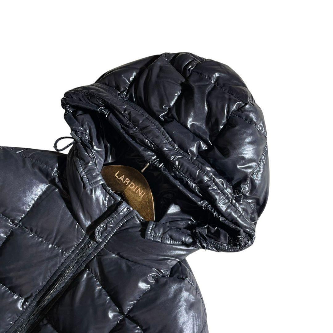 肉厚◎美品✨デュベティカ シャイニング ダウンジャケット コート 袖ニット 黒