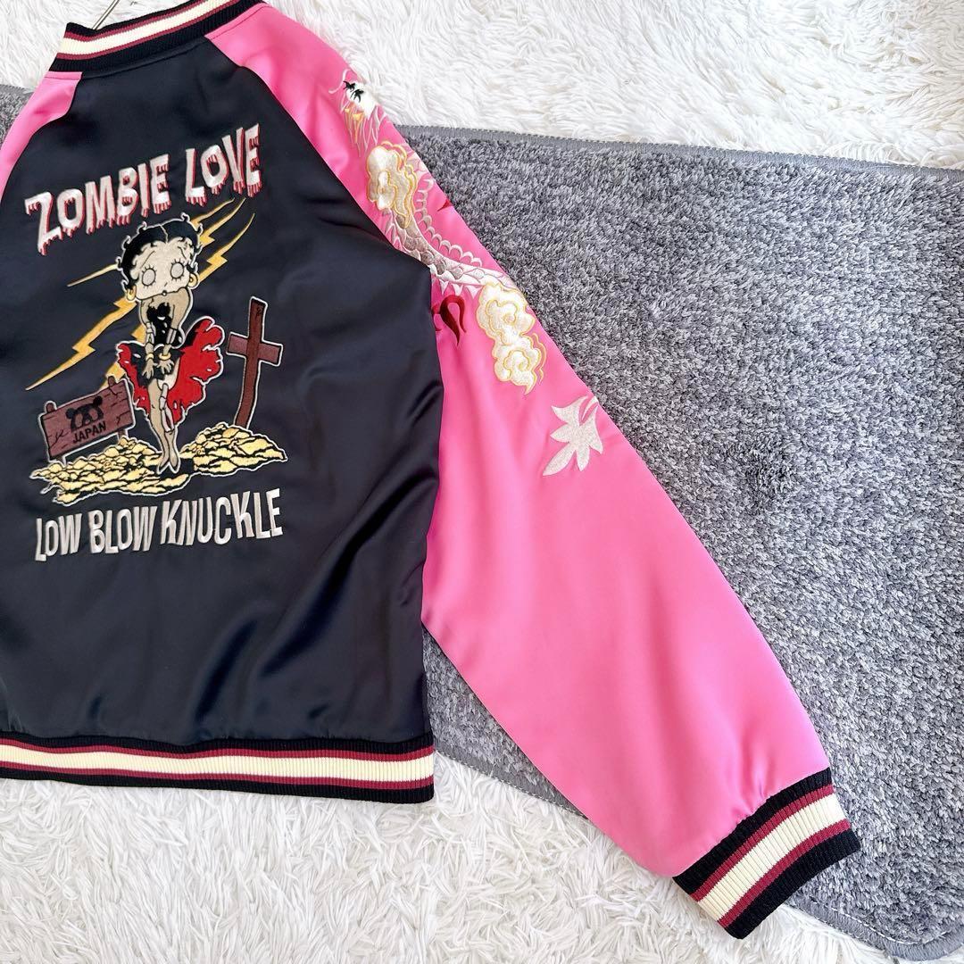 LOWBLOW KNUCKLE×Betty Boop zombie スカジャン