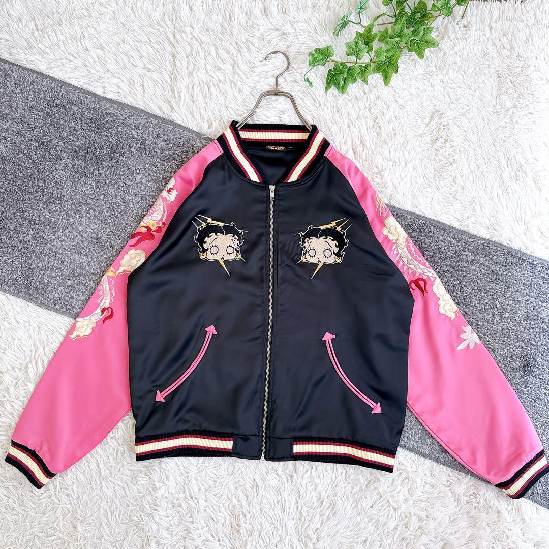 LOWBLOW KNUCKLE×Betty Boop zombie スカジャン